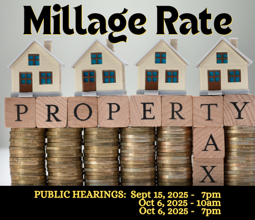 PUBLIC HEARING: 2025 Millage Rate